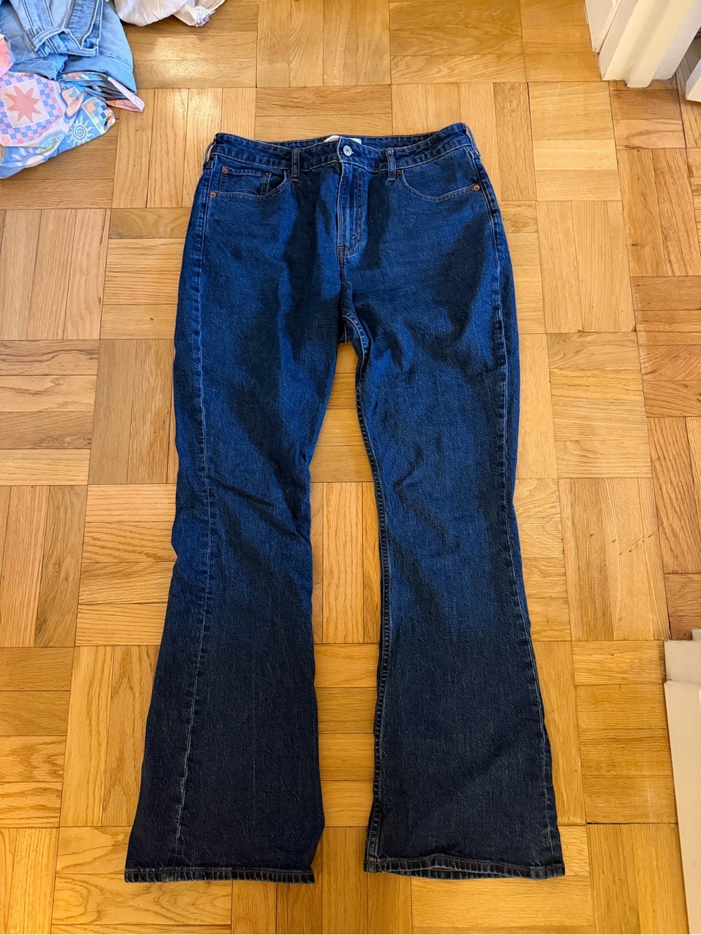 Abercrombie & Fitch Deep Indigo Bootcut Jeans